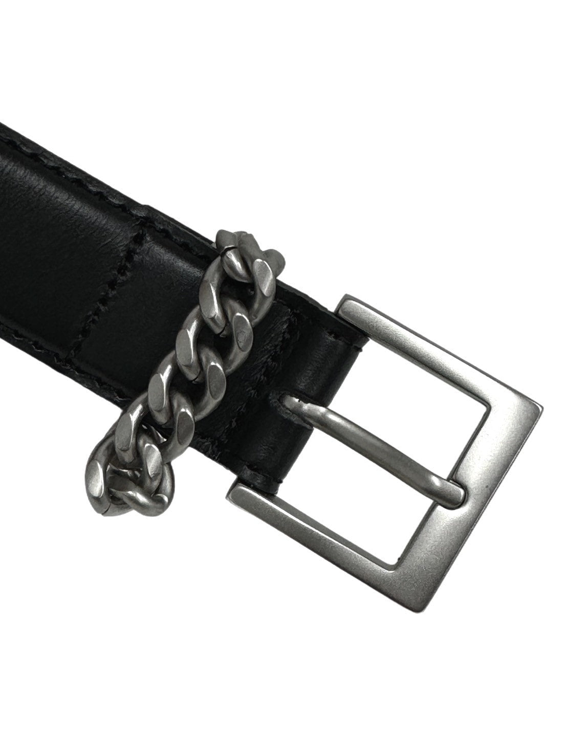 受注制【Chikashitsu +】real leather chain belt