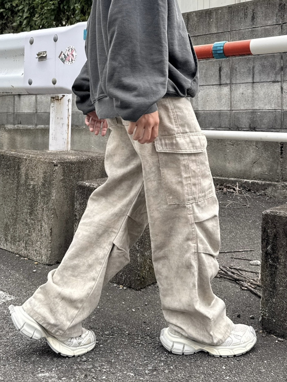 国際配送【RENOL】key holder set pattern denim pants