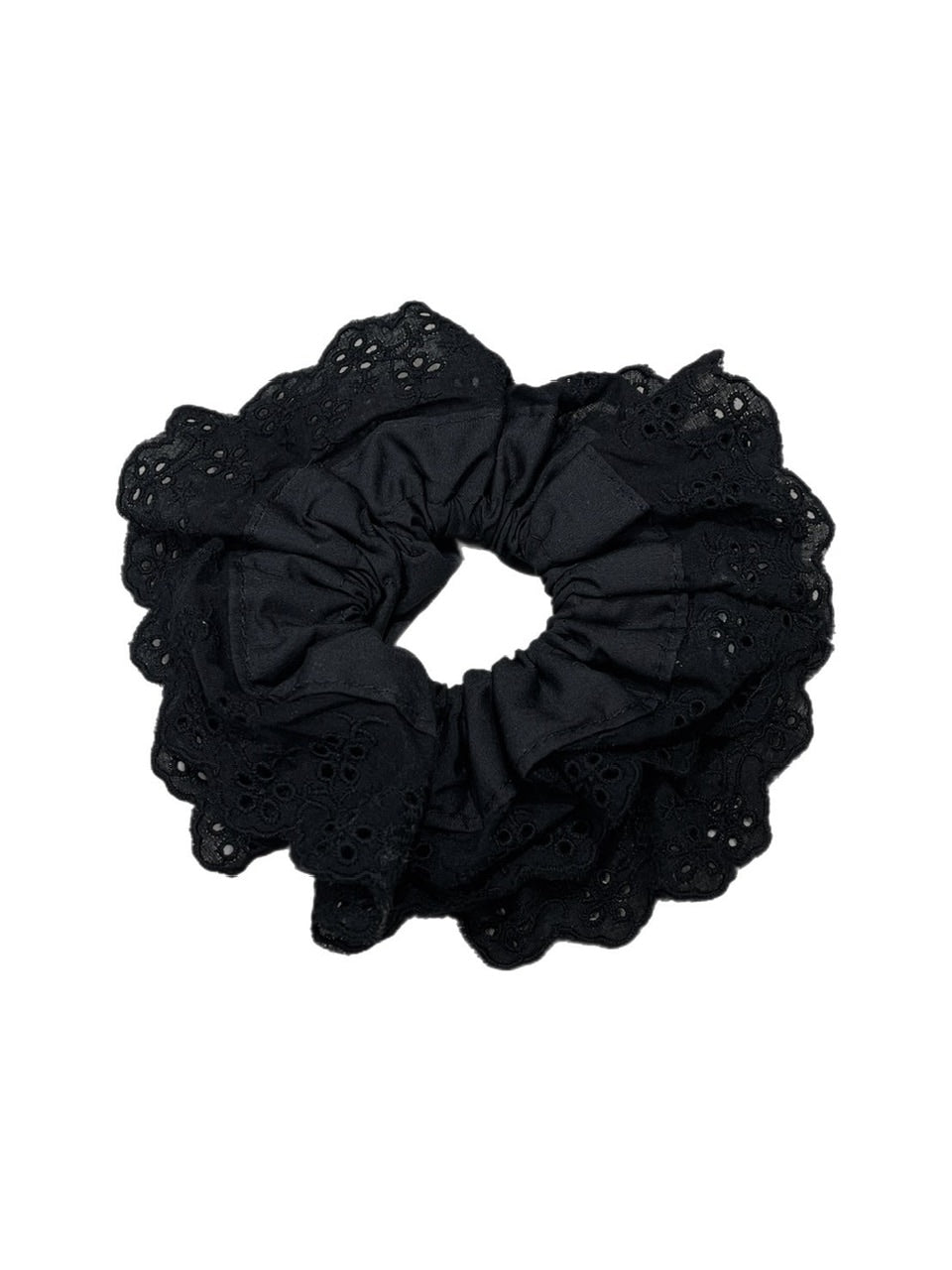 受注制【oaks】lace scrunch (2color)