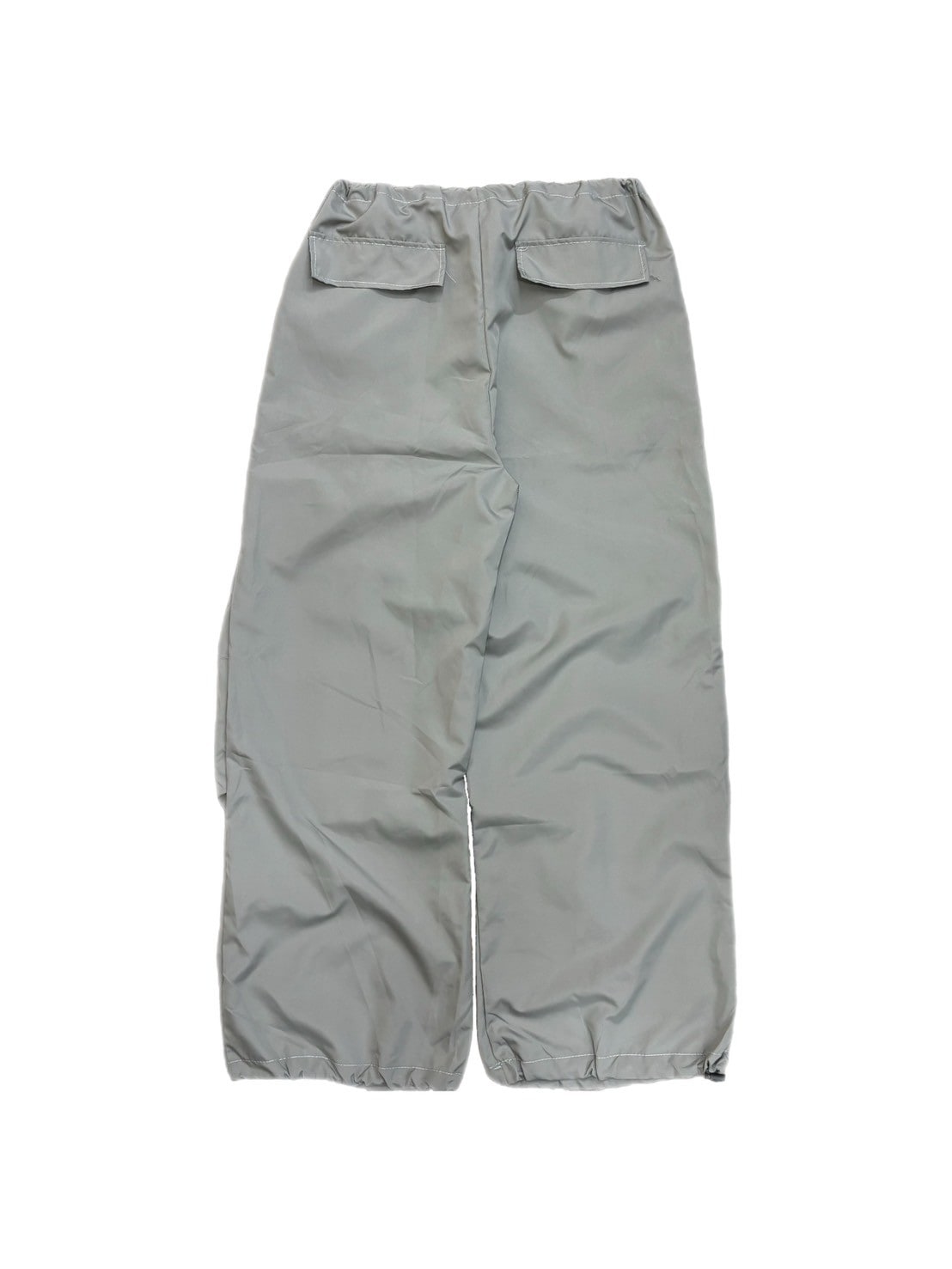 受注制【oaks】tuck design nylon wide pants (2color)