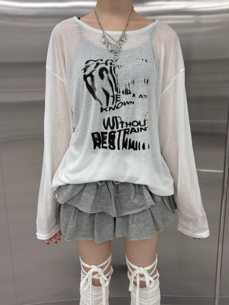 受注制【nmtc +】frill mini skirt 2 (4color)