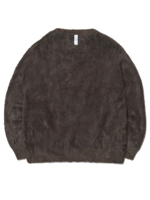 【NOMANUAL】CROPPED HAIRY KNIT 2 / 【ノーマニュアル】クロップドヘアリー長袖ニット