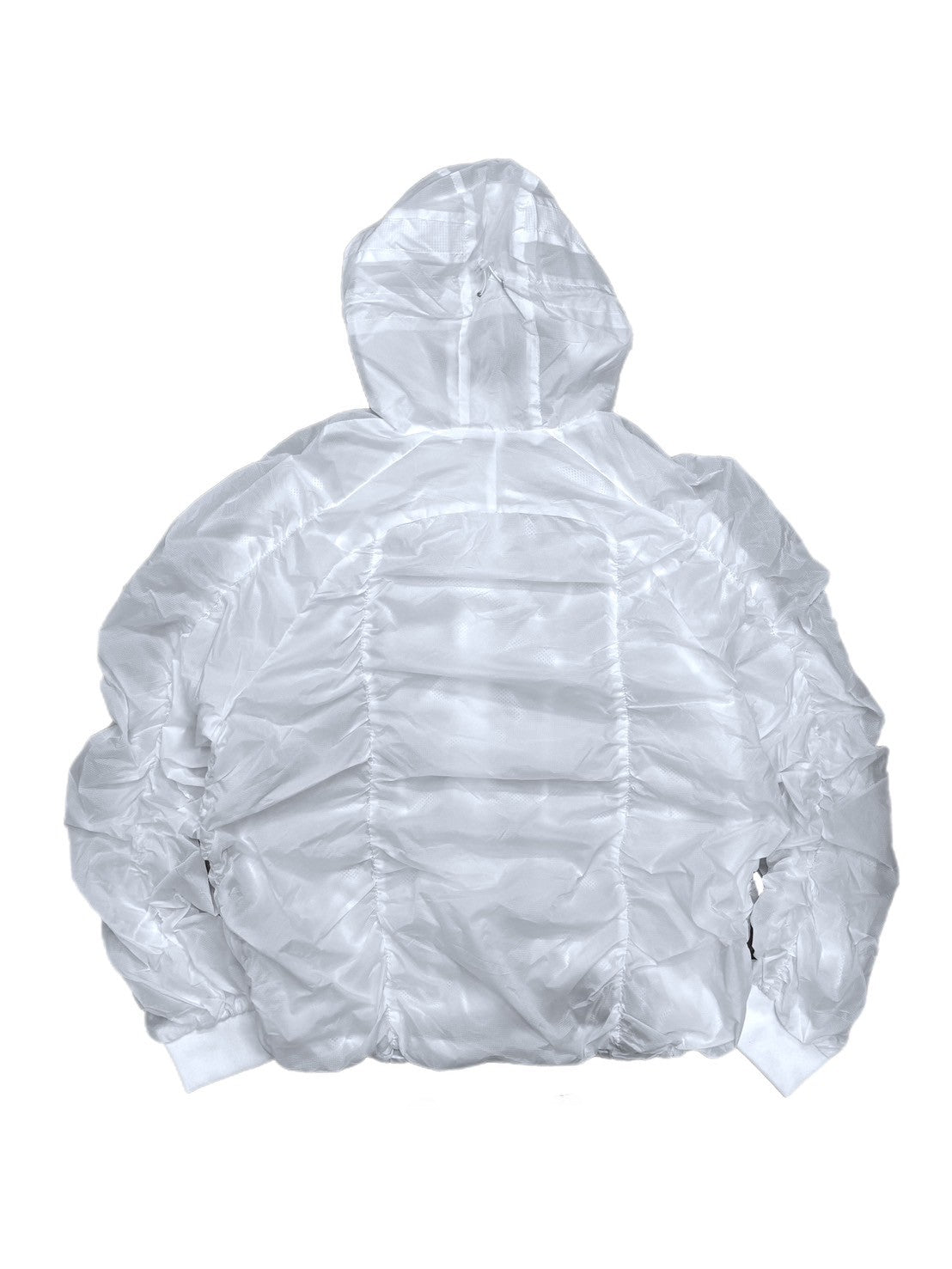 受注制【oaks】shirring design nylon jacket (3color)