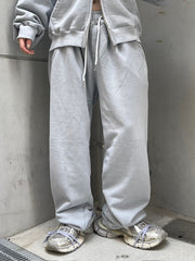 受注制【Chikashitsu +】unisex pigment wash string sweat pants (4color)
