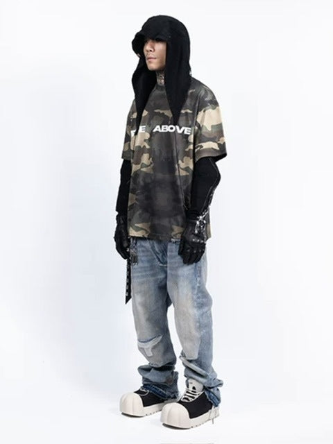 【F.V.V.O】Distressed Denim Pants