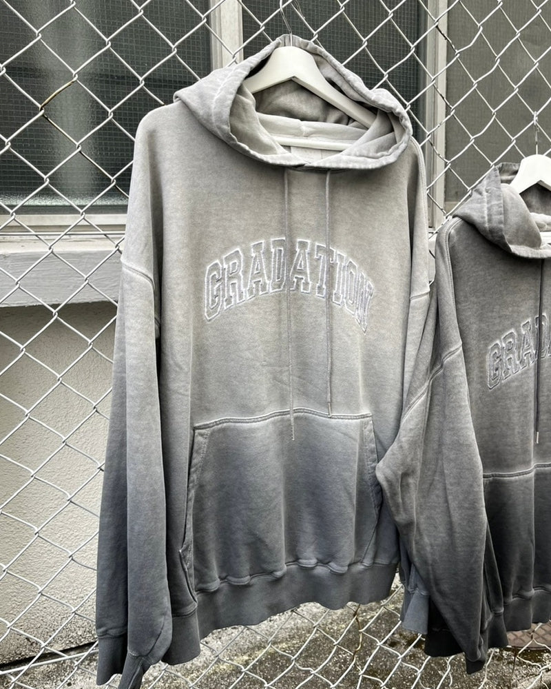 受注制【Never mind the XU】gradation hoodie (2color)