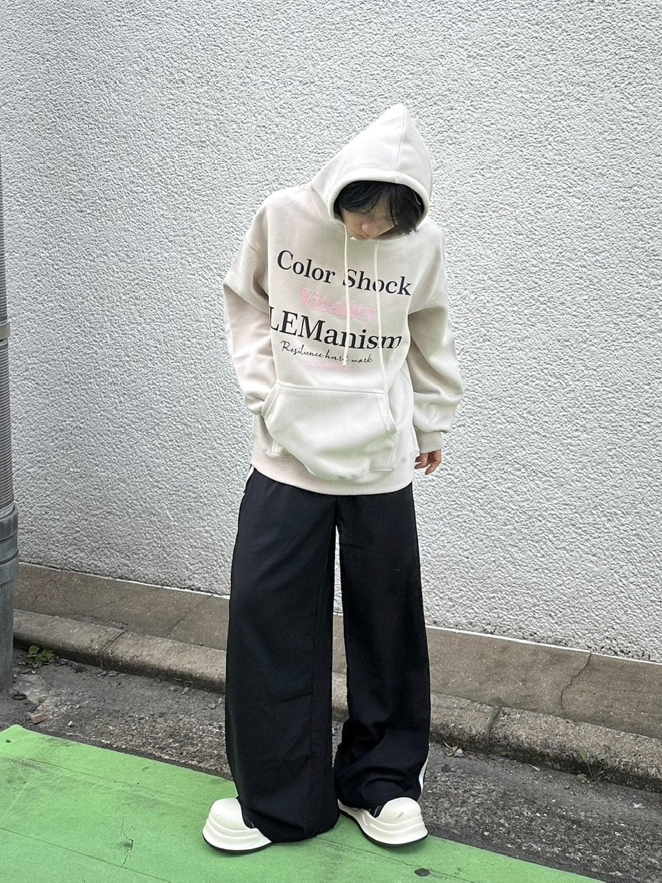 国際配送【LUV CODE】ribbon track pants