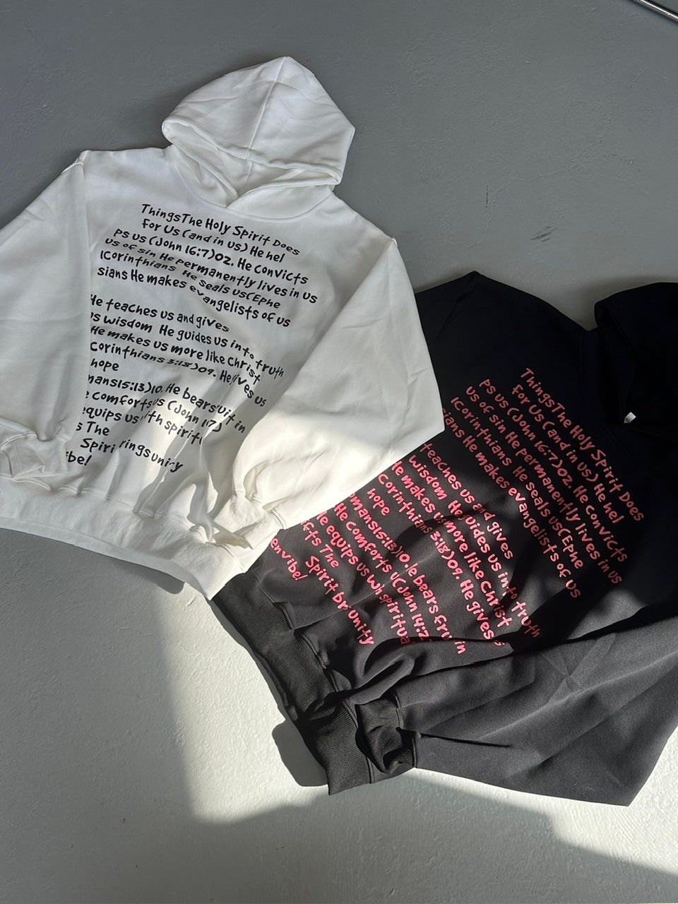 【LUV CODE】lettering hoodie (2color)