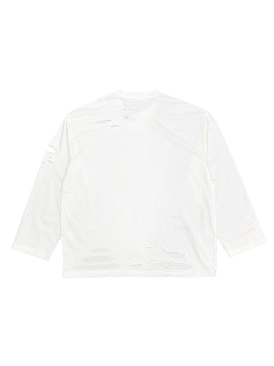 受注制【Never mind the XU】damage long sleeve tee 2 (3color)