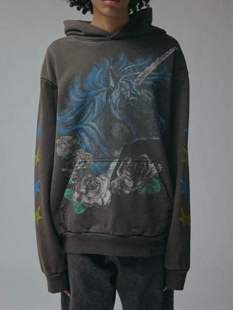 【BASKETCASE】UNICORN, hoodie