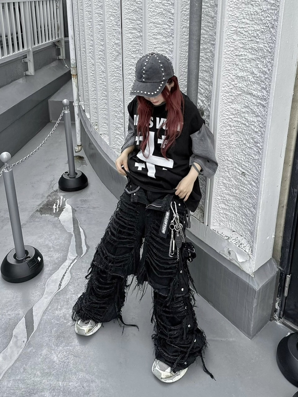 受注制【Never mind the XU】studs cap (2color)