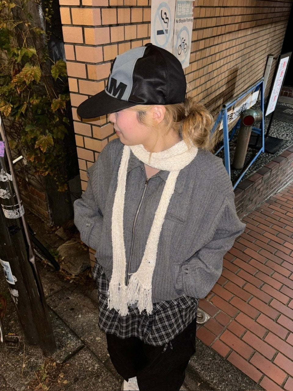 受注制【oaks】knit muffler (3color)