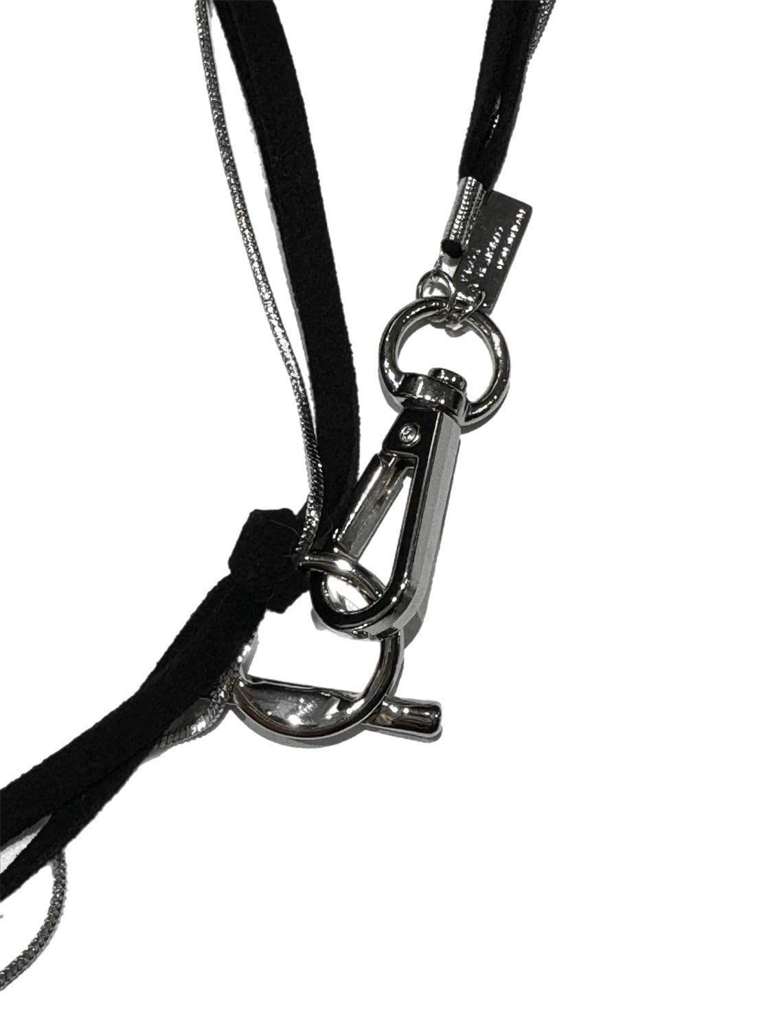 受注制【Chikashitsu +】knot leather mixed necklace