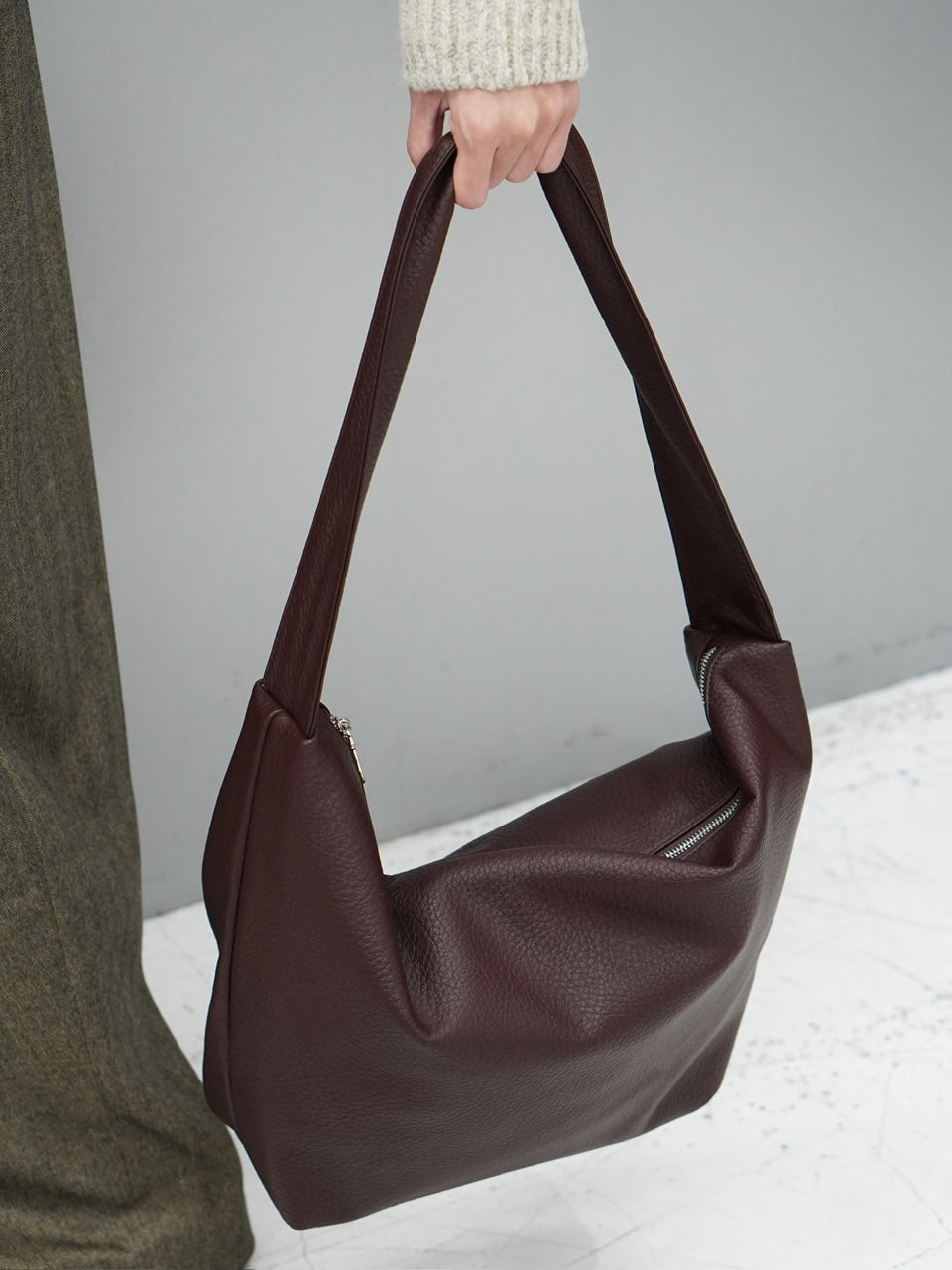 東京店WEB限定【Chikashitsu +】eco leather cross bag (2color)