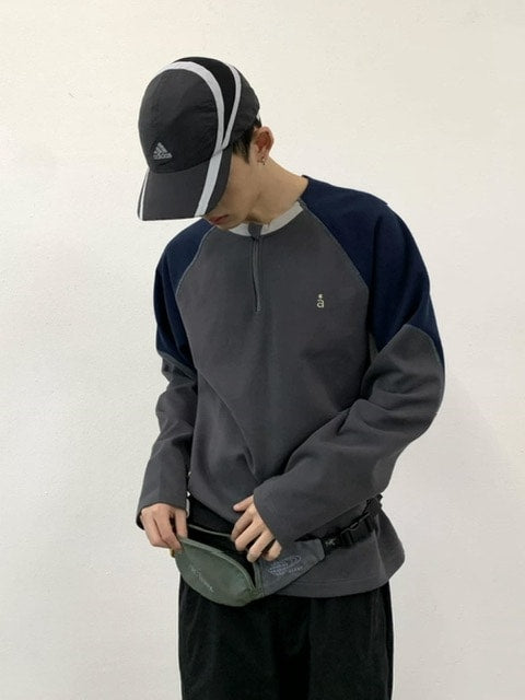 【ARCH by ROARINGWILD】Half-Zip Warm Training Wear Long Sleeve T-Shirt (Men's)