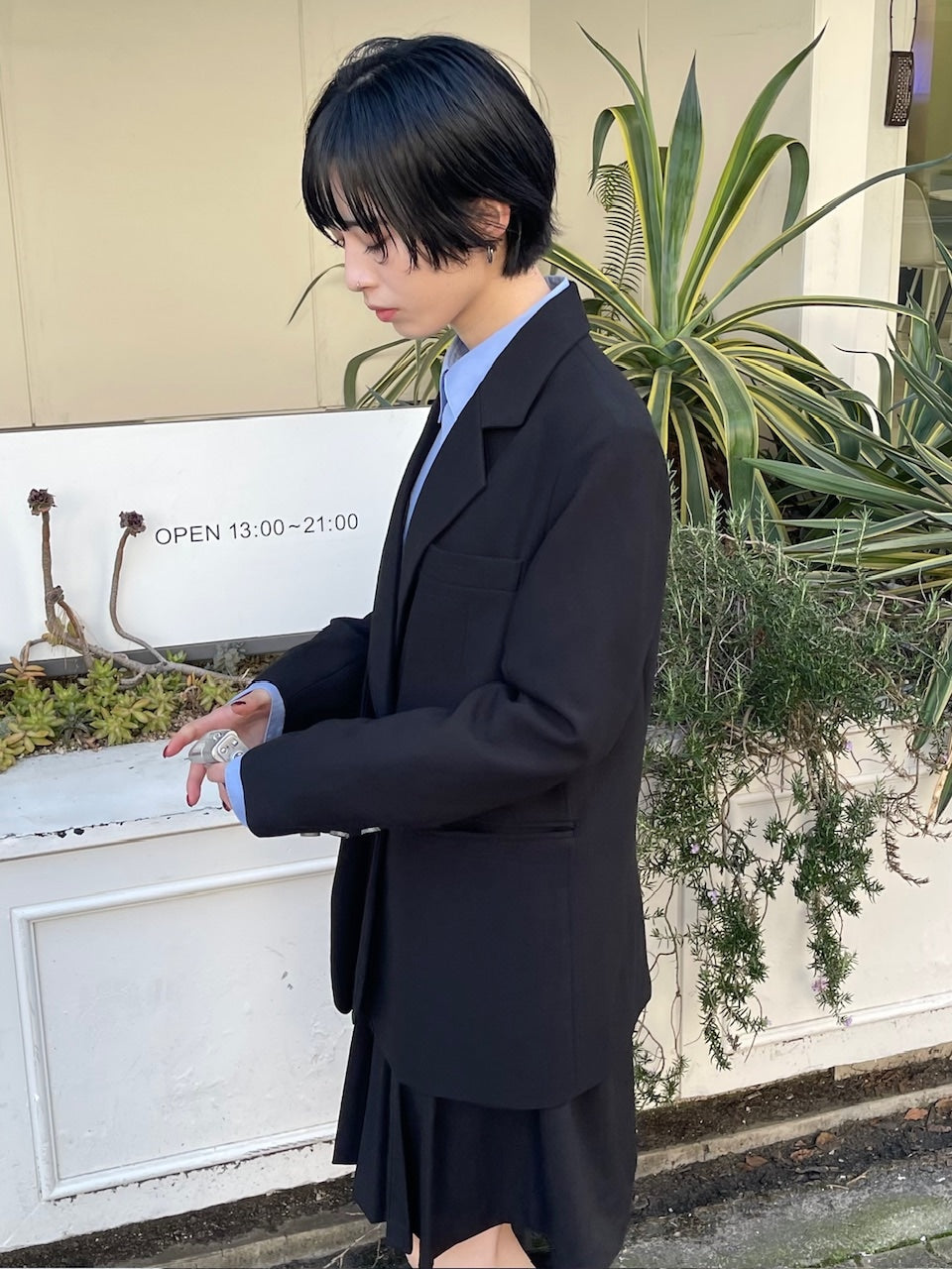 受注制【oaks】design single jacket