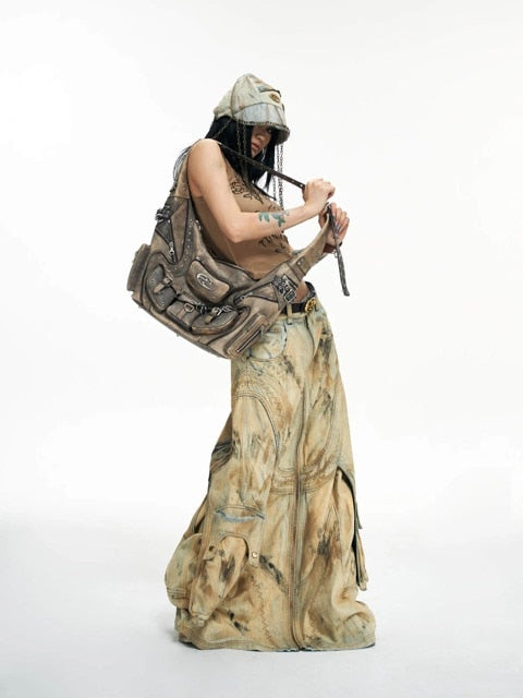 【PERSONSOUL】Punk Sheepskin Bag