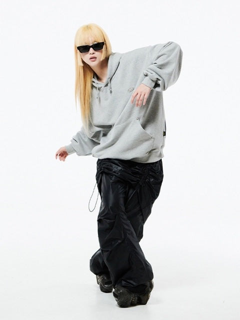 【HOLY NUMBER 7】Oversized Hip Hop fit Star Overgraphic Hoodie