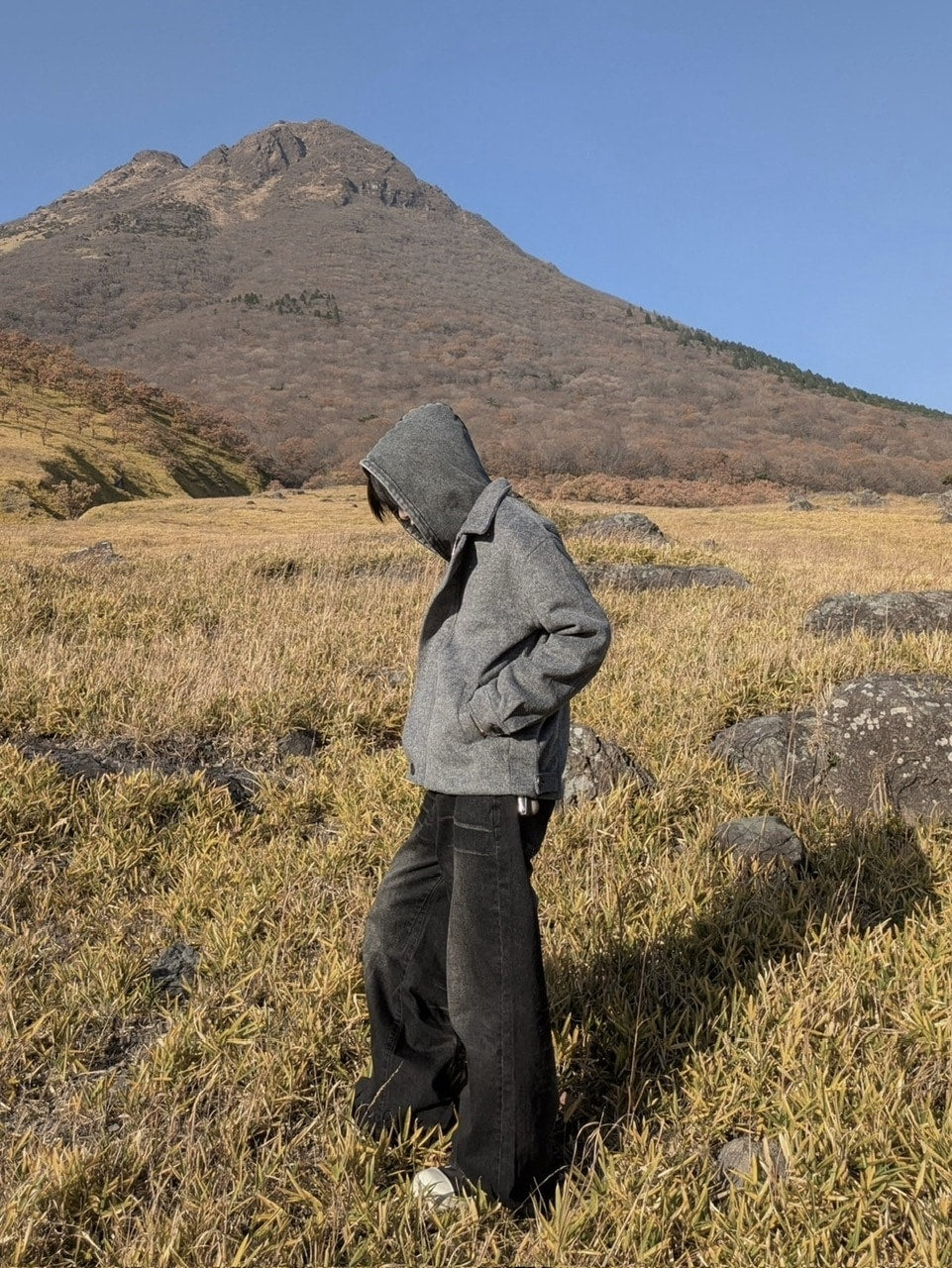 【LUV CODE】brushed zip up jacket