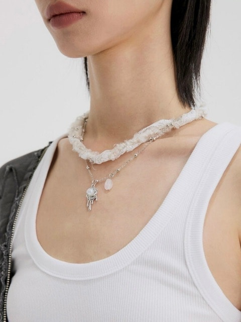 【FLAREUP】Braided Handmade Necklace / 【フレアアップ】ブレイデッドハンドメイドネックレス