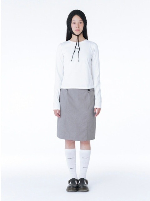 【Miseki seoul】Mini logo long sleeves