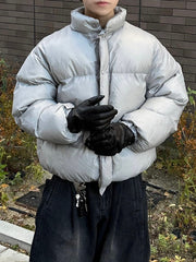 受注制【Chikashitsu +】unisex padding heat jacket (3color)