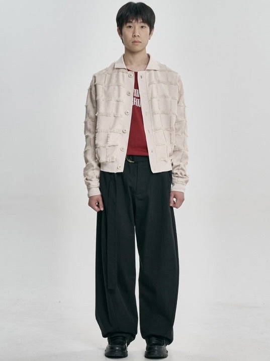 【AJOBYAJO】3D Curved Pants