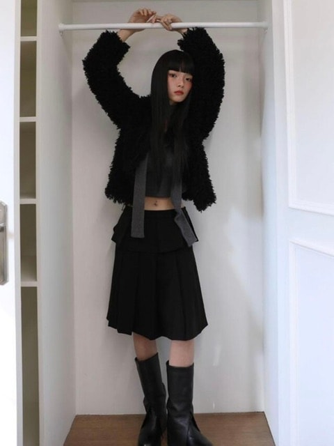 【Uglyshadow】PUPPY JACKET / 【アグリーシャドウ】パピーファー長袖ジャケット