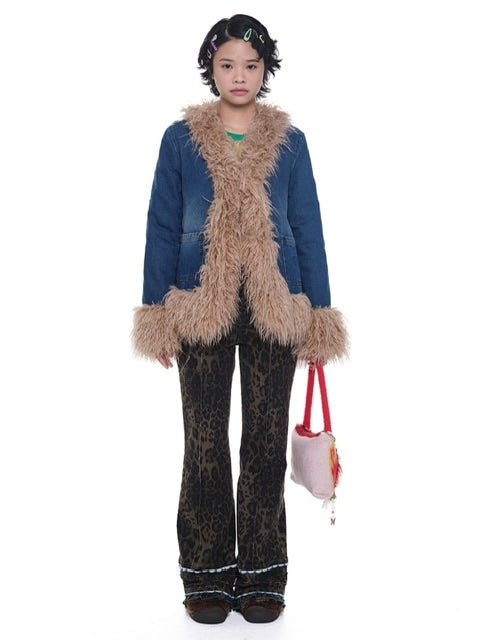 【YOUTHBATH】Fluffy washed jacket