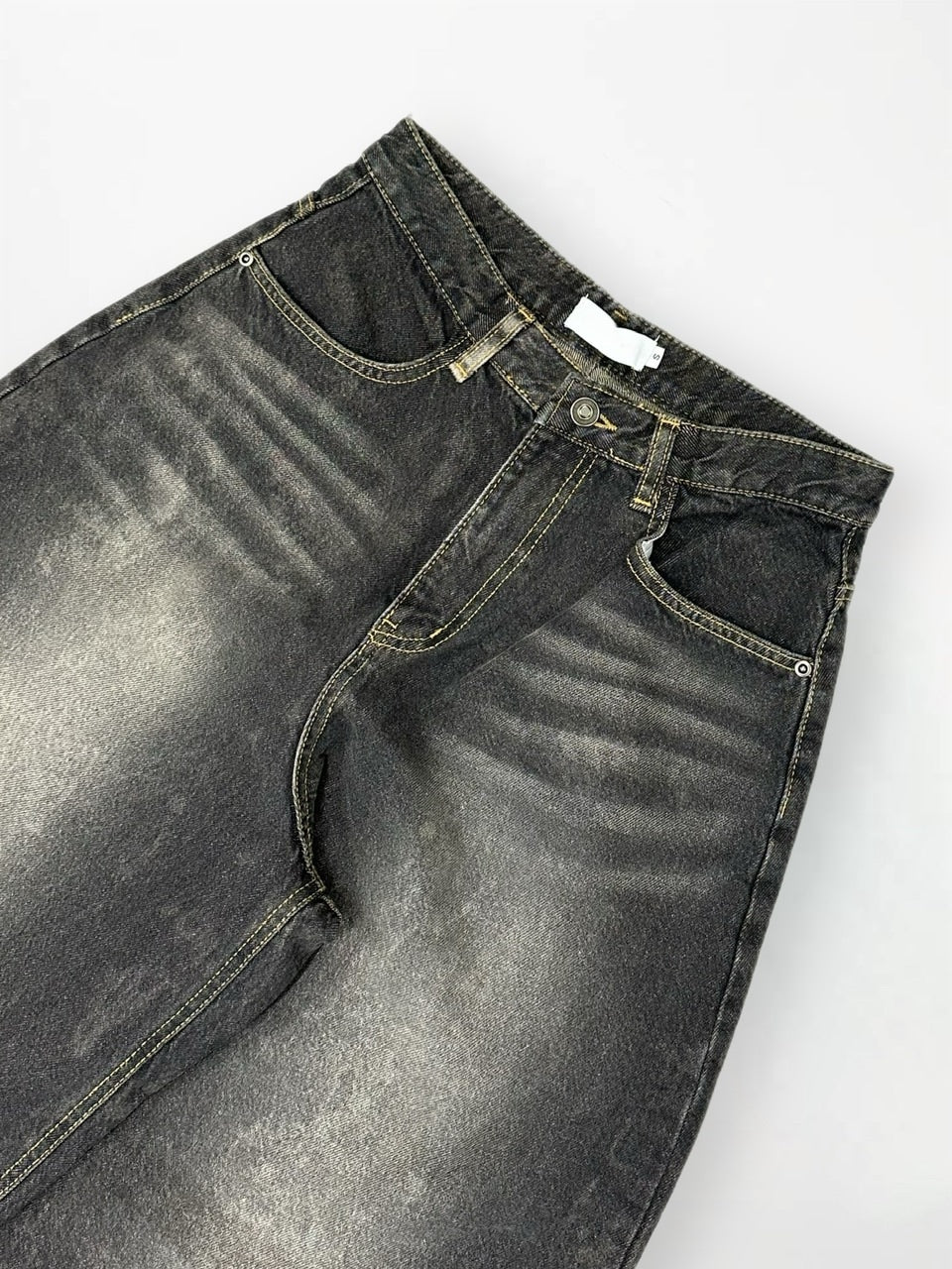 大阪店WEB限定受注制【Chikashitsu +】dirty wash balloon denim pants
