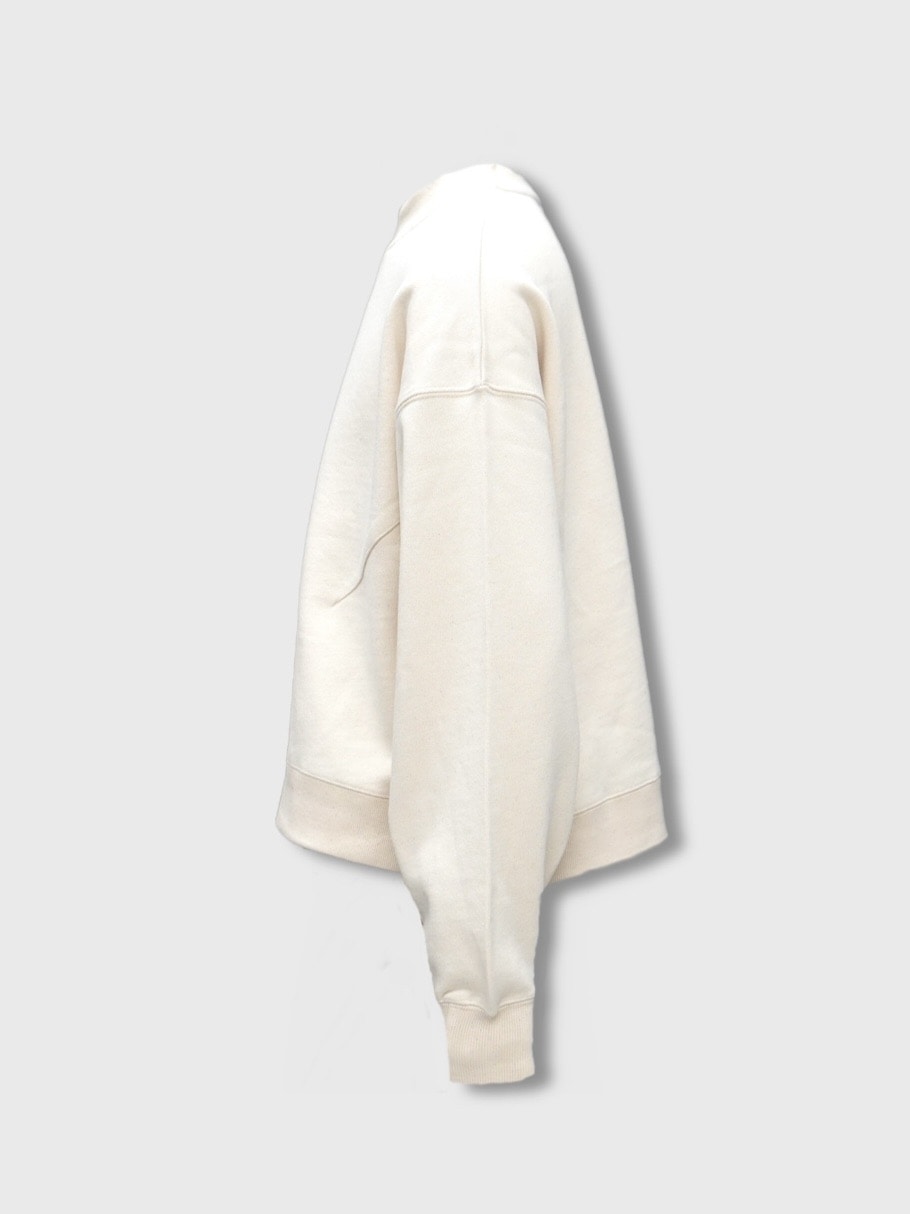 【CS】cropped vneck sweat shirt (ivory)
