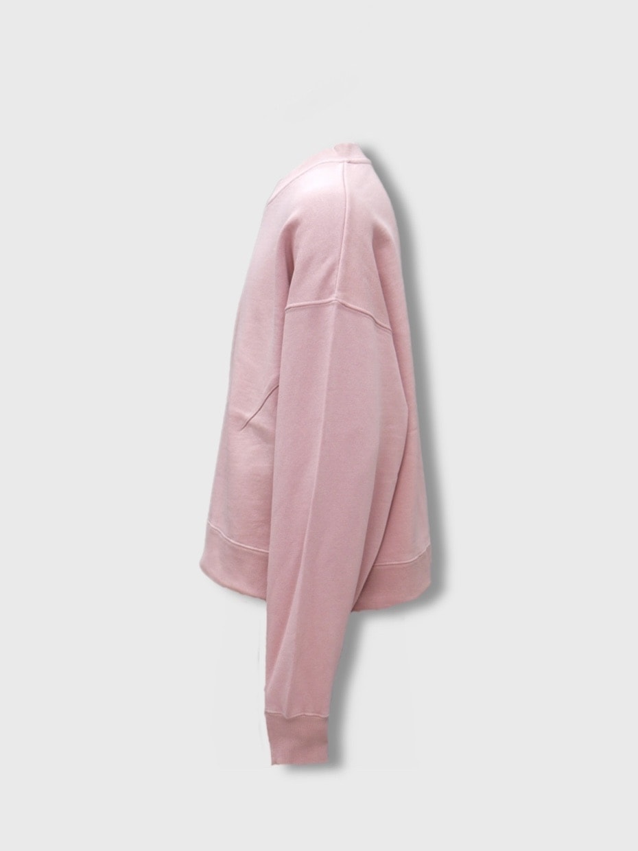 【CS】cropped vneck sweat shirt (pink)