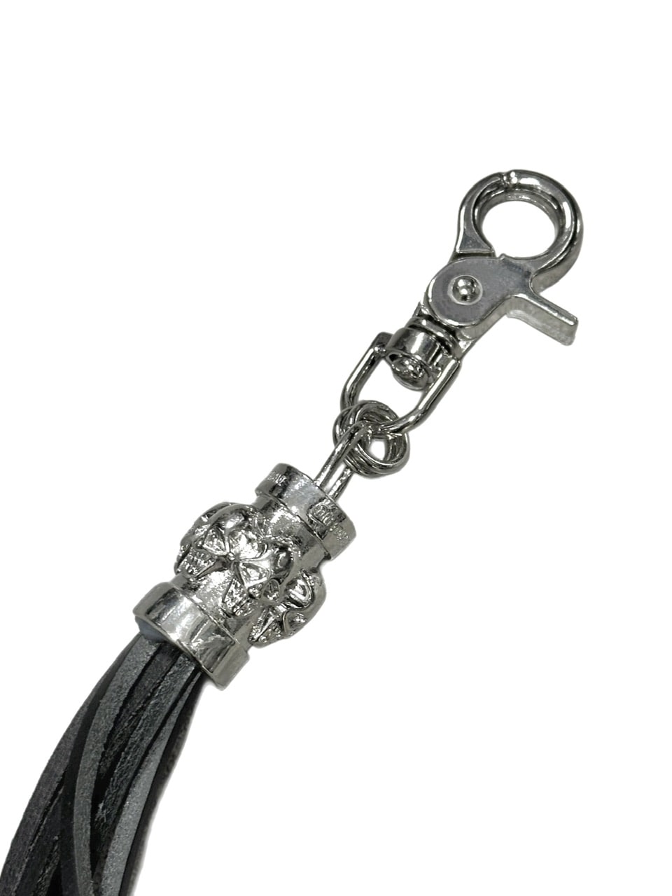 【DIG YOUR OWN GRAVE】FRINGE SKULL KEY CHAIN / 【ディグユアオウングレイブ】フリンジスカルキーチェーンキーホルダー