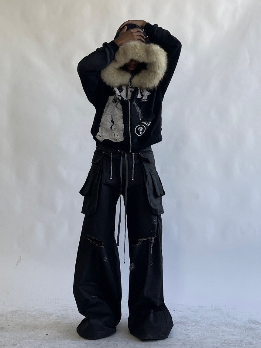 【haveyoudiedbefore?】Mycelium V3 Fur Hoodie