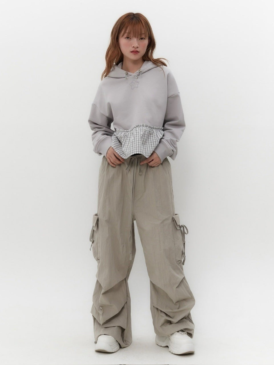 【TUOMIO】FRILL LAYERED HOOD