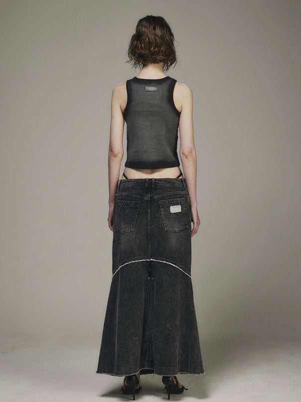 【BLR BLUER】HIGH-TENSION GRADATION WASHING SLEEVELESS(W)