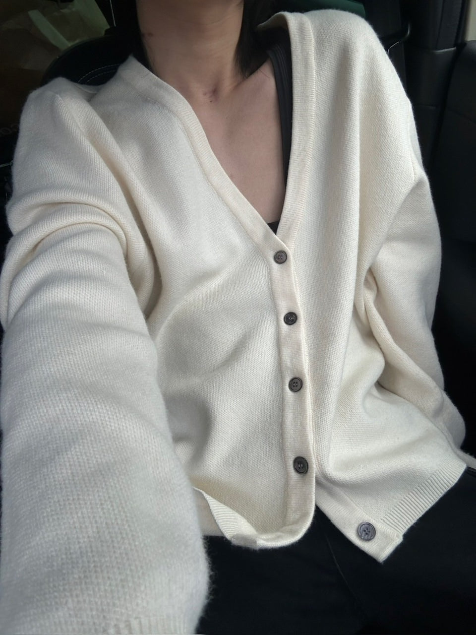 【LUV CODE】simple knit cardigan (4color)