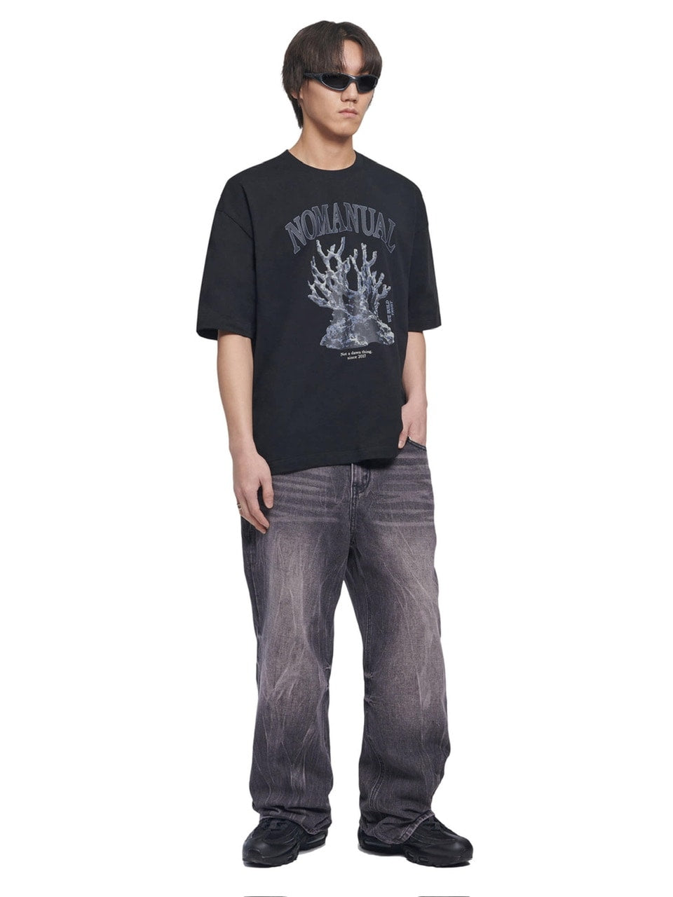 【NOMANUAL】METAL CORAL REEF T-SHIRT