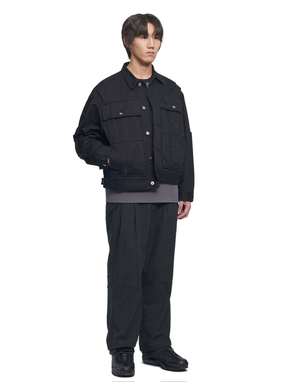 【NOMANUAL】I.P DAMAGED JACKET