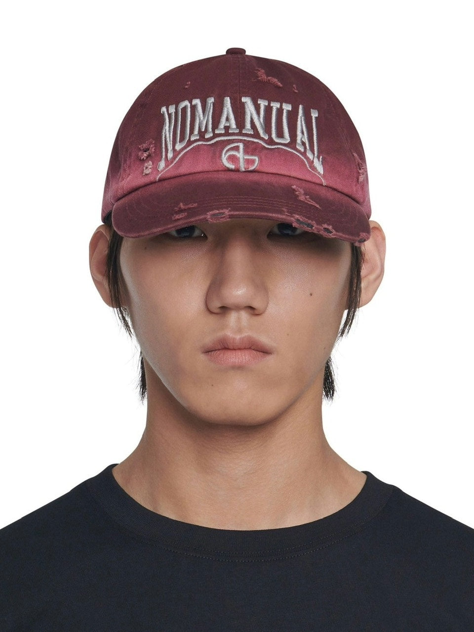 【NOMANUAL】DESTROYED BALL CAP