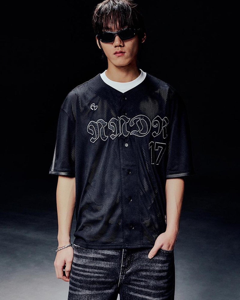 【NOMANUAL】SMOKE BALL MESH JERSEY