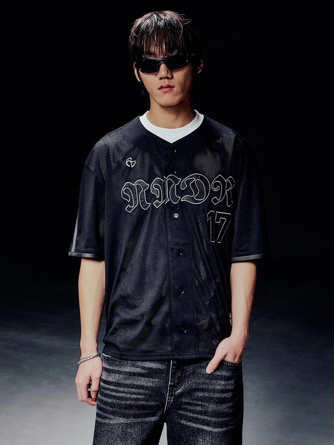 【NOMANUAL】SMOKE BALL MESH JERSEY