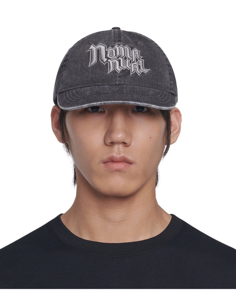 【NOMANUAL】POINTED LOGO BALL CAP