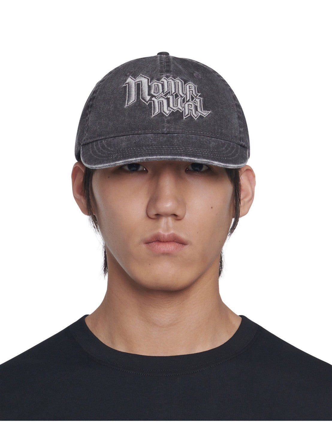 【NOMANUAL】POINTED LOGO BALL CAP