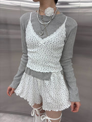 受注制【nmtc +】flower camisole (2color)