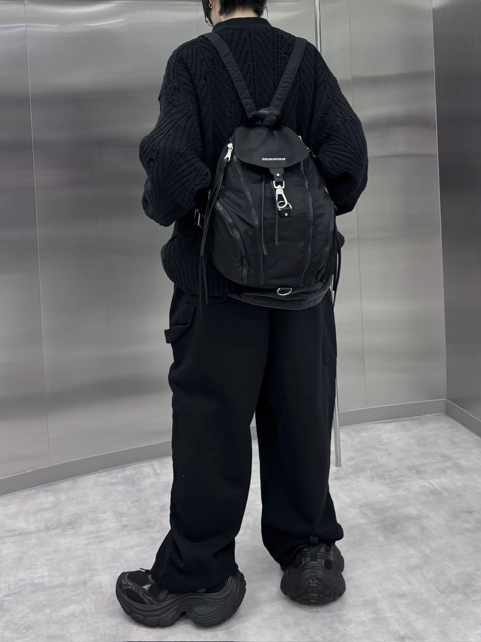 受注制【nmtc +】double knee damage sweat pants (2color)