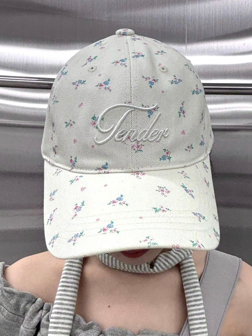 受注制【nmtc +】flower print cap (3color)