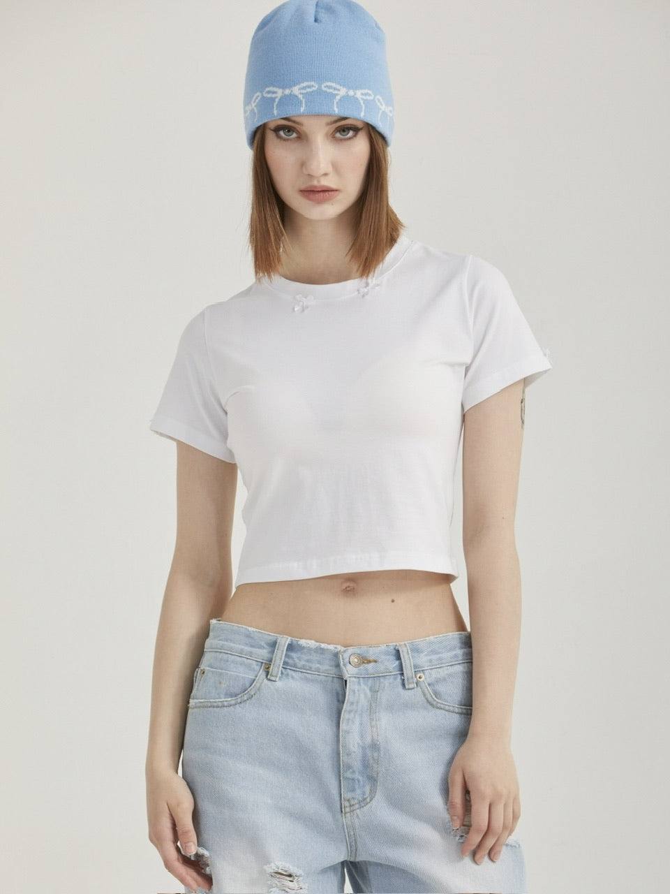 【GATELESS】RIBBON BEANIE