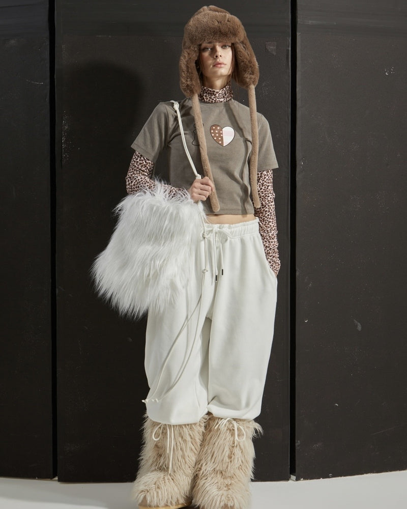 【GATELESS】LONG FUR SHOULDER BAG