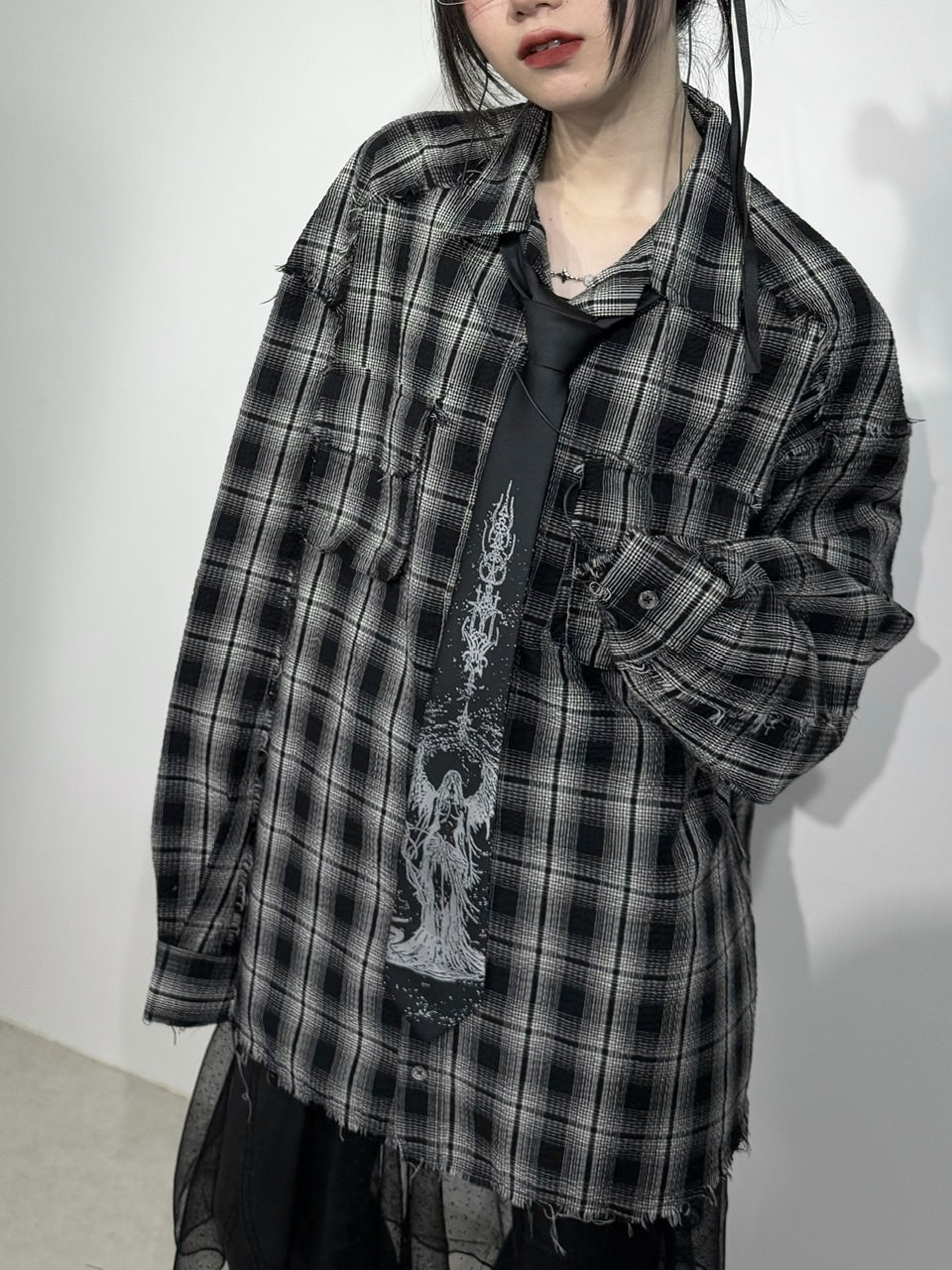 国際配送【Nerd out XU】hell goddess necktie